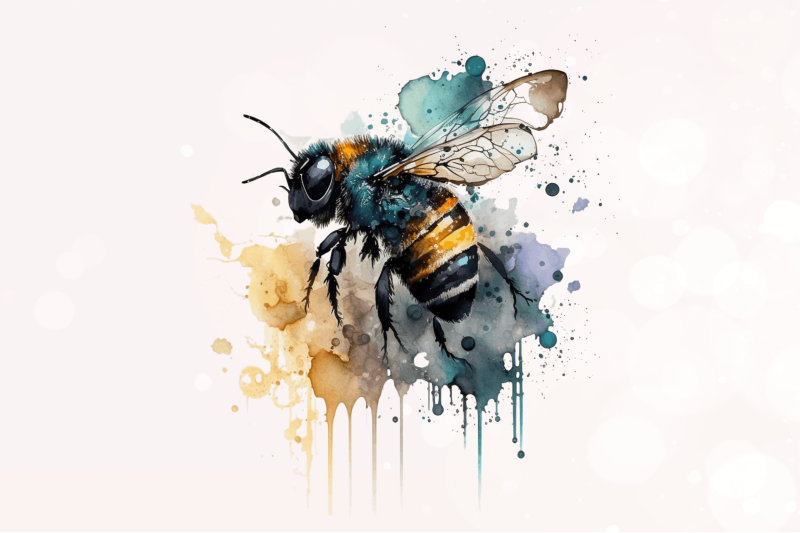 watercolor-bee-sublimation-png-bundle