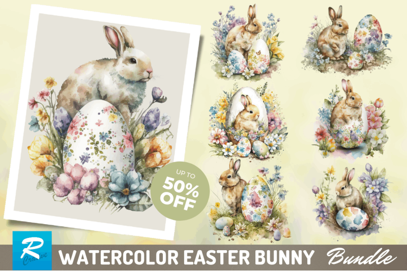 watercolor-easter-bunny-sublimation-bundle