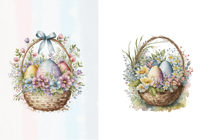 watercolor-easter-floral-egg-baskets-clipart-bundle