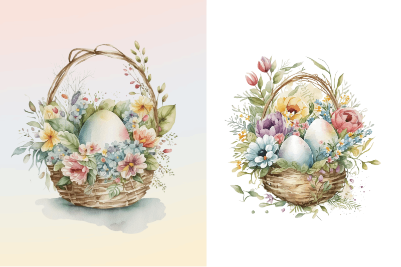 watercolor-easter-floral-egg-baskets-clipart-bundle