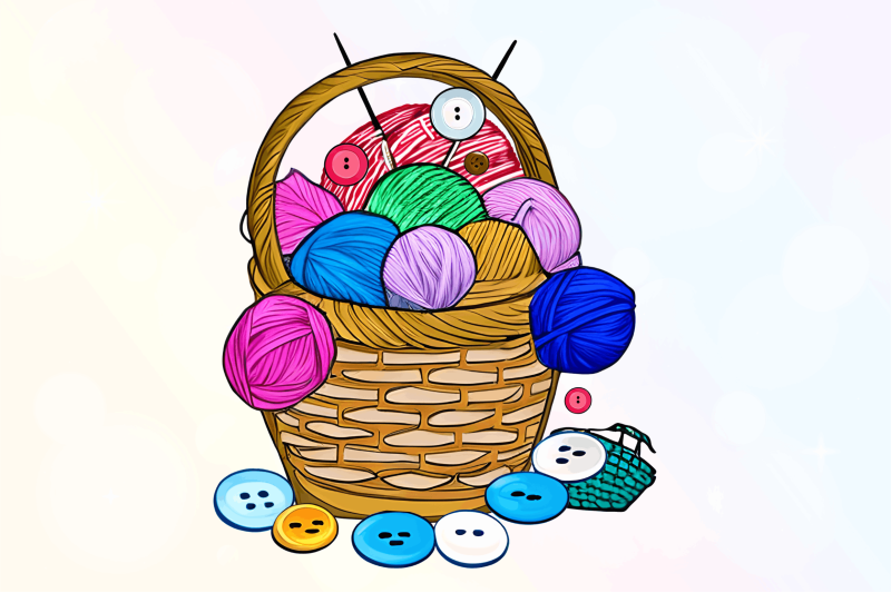 watercolor-crochet-knitting-clipart-bundle