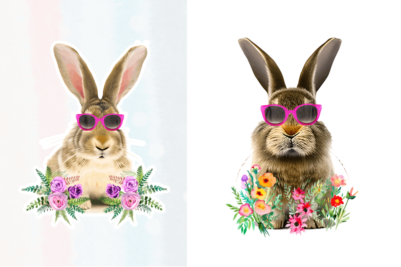 with-glasses-bunny-clipart-bundle