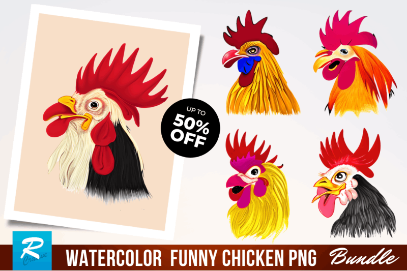 watercolor-funny-chicken-clipart-bundle