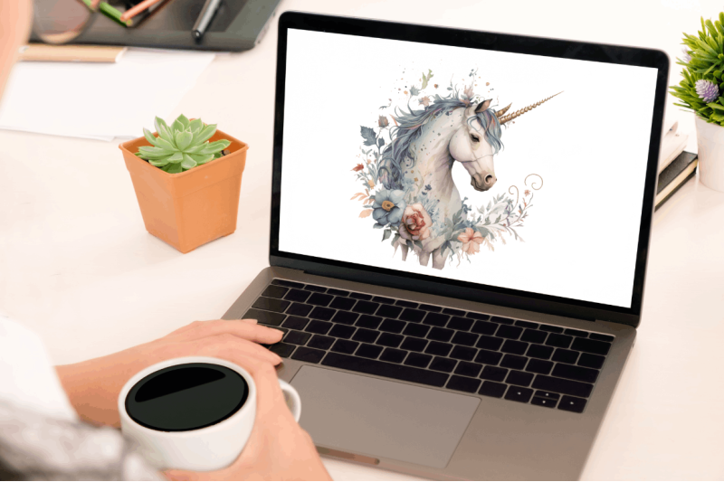 watercolor-cute-unicorn-clipart-bundle