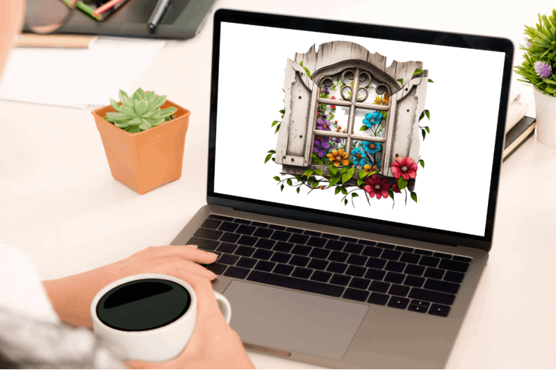 watercolor-floral-window-clipart-bundle