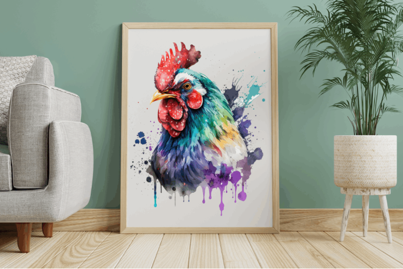 watercolor-funny-chicken-clipart-bundles