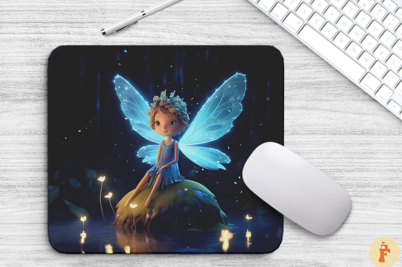 cute-little-fairy-mouse-pad-design