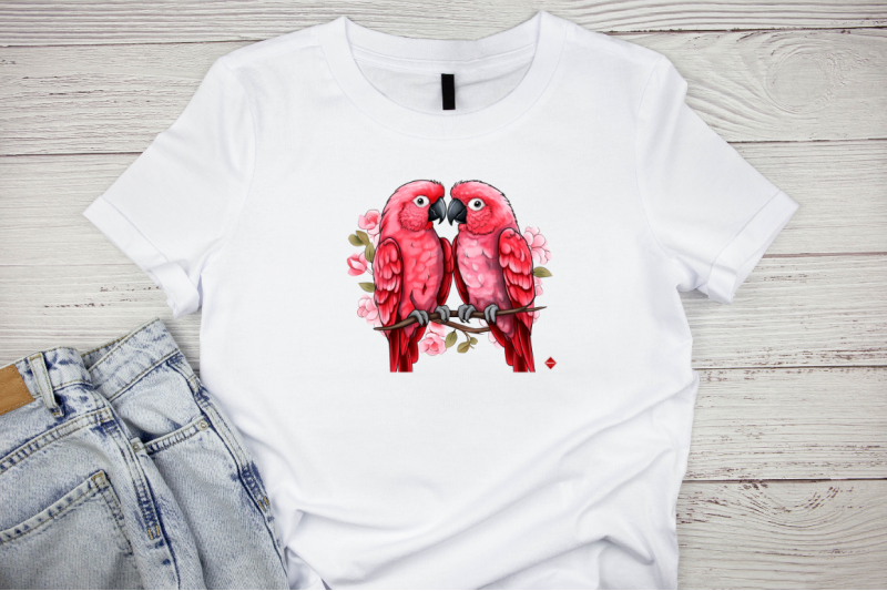 valentine-039-s-day-parrot-couple-clipart