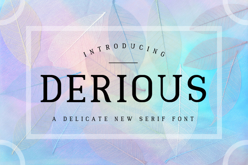 derious-a-delicate-new-serif-font