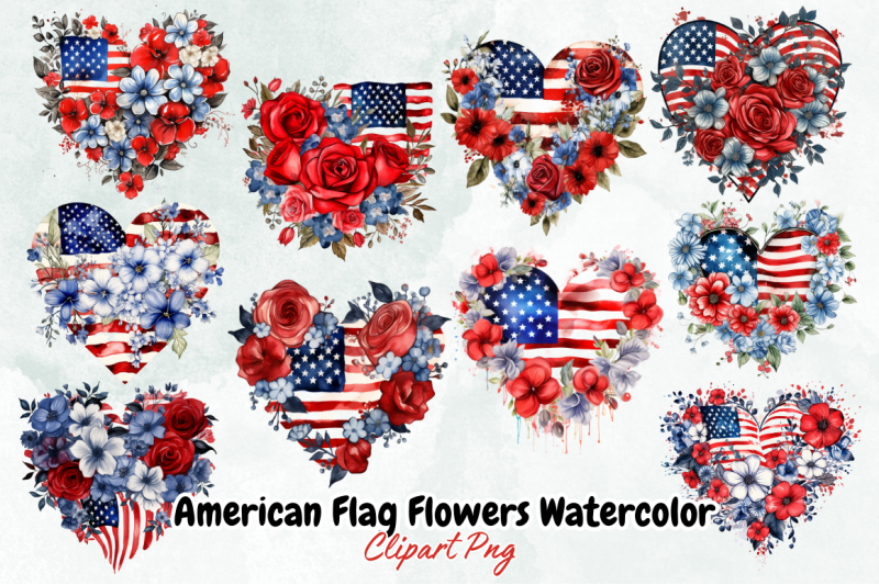 american-flag-flowers-watercolor-clipart