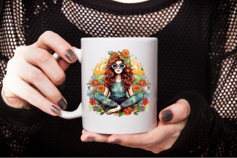 hippie-girl-meditating-sublimation