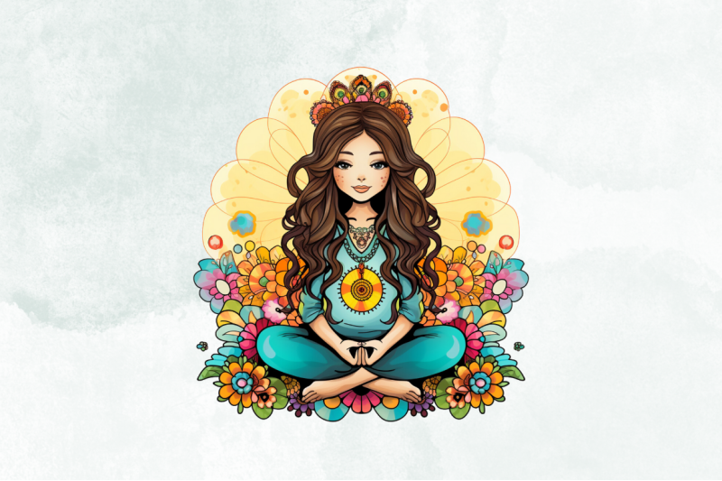 hippie-girl-meditating-sublimation