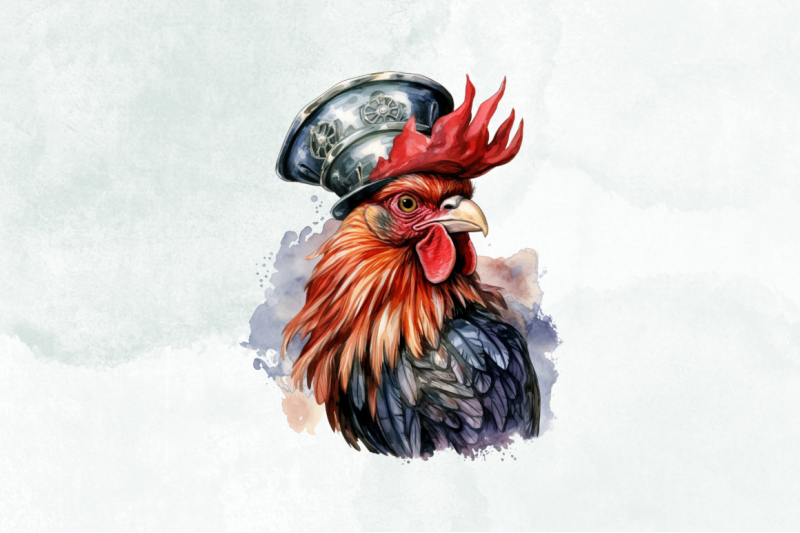 rooster-pirate-watercolor-sublimation