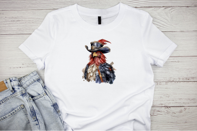 rooster-pirate-watercolor-sublimation