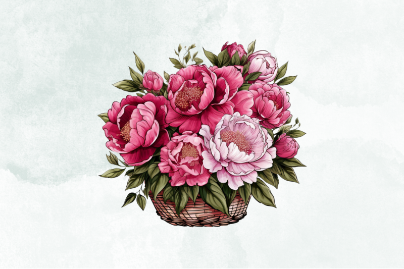 basket-of-beautiful-peonies-sublimation