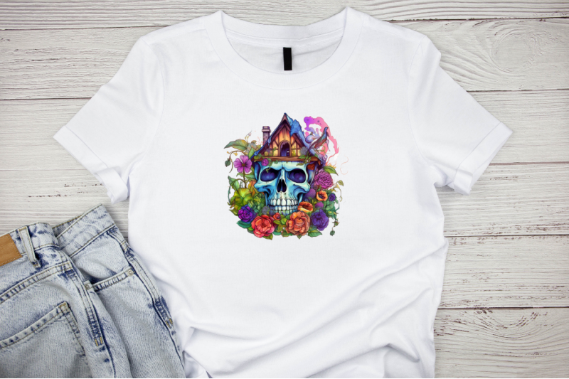 skull-house-watercolor-sublimation