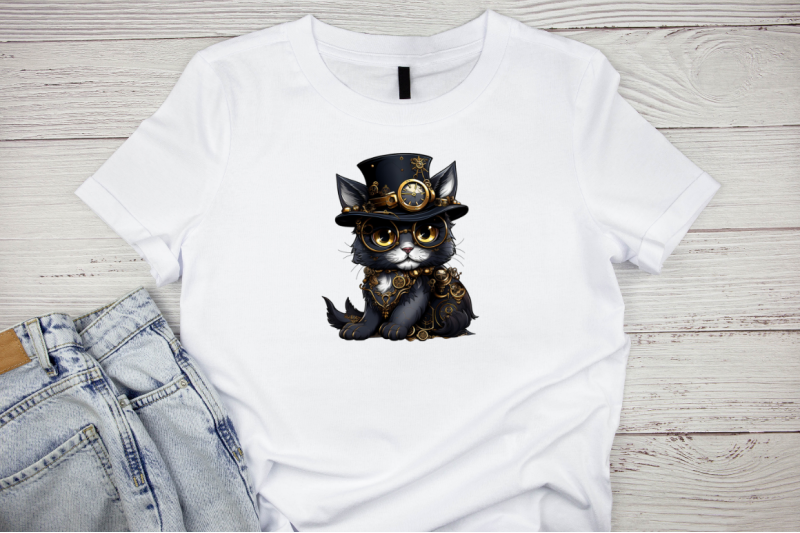 steampunk-cat-sublimation-clipart