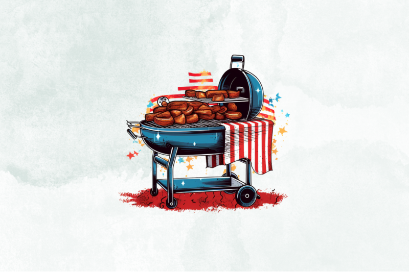 barbecue-grill-for-4th-of-july-clipart