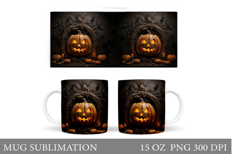 scary-pumpkin-mug-sublimation-halloween-mug-wrap-design