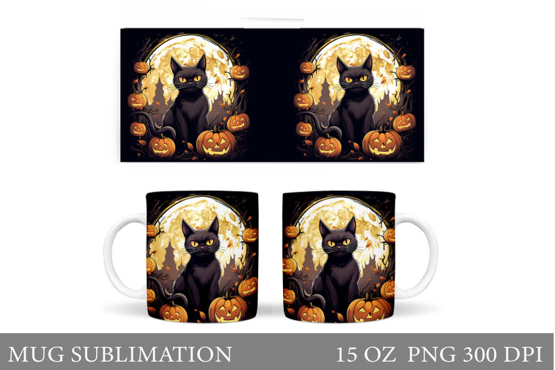 black-cat-halloween-mug-wrap-halloween-mug-wrap-design
