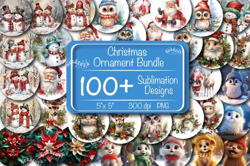 christmas-ornament-sublimation-bundle-watercolor-sublimation-design