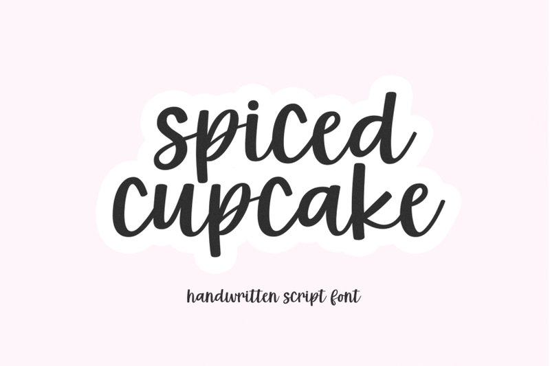 spiced-cupcake-handwritten-script-font