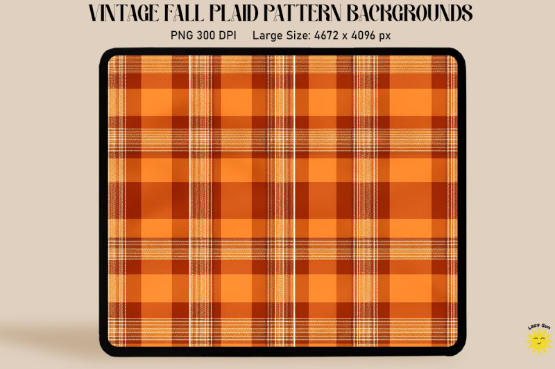 fall-color-plaid-pattern-backgrounds