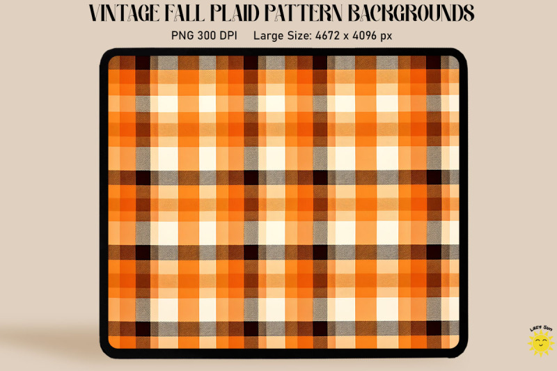 fall-color-plaid-pattern-backgrounds