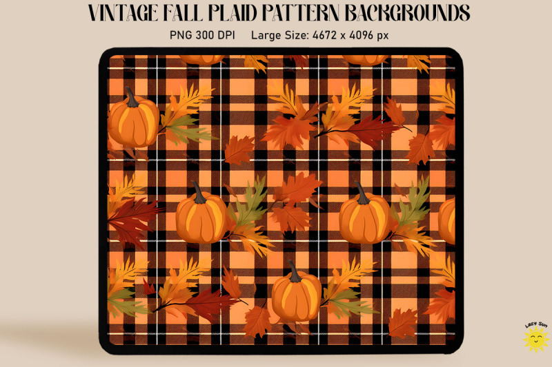 fall-color-plaid-pattern-backgrounds