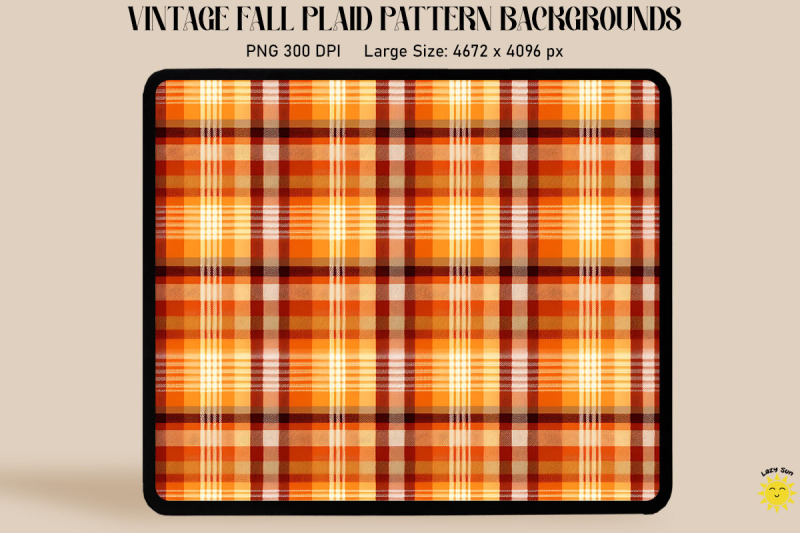 fall-color-plaid-pattern-backgrounds