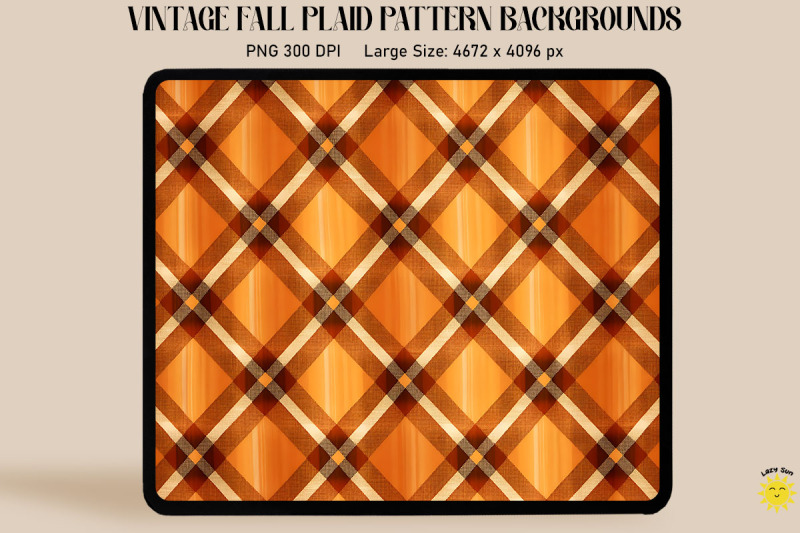 fall-color-plaid-pattern-backgrounds