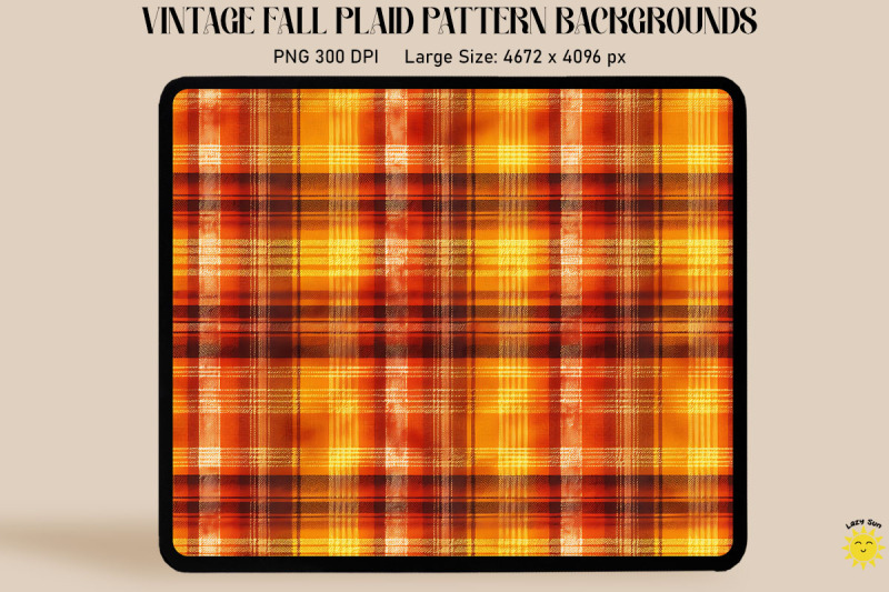 fall-color-plaid-pattern-backgrounds