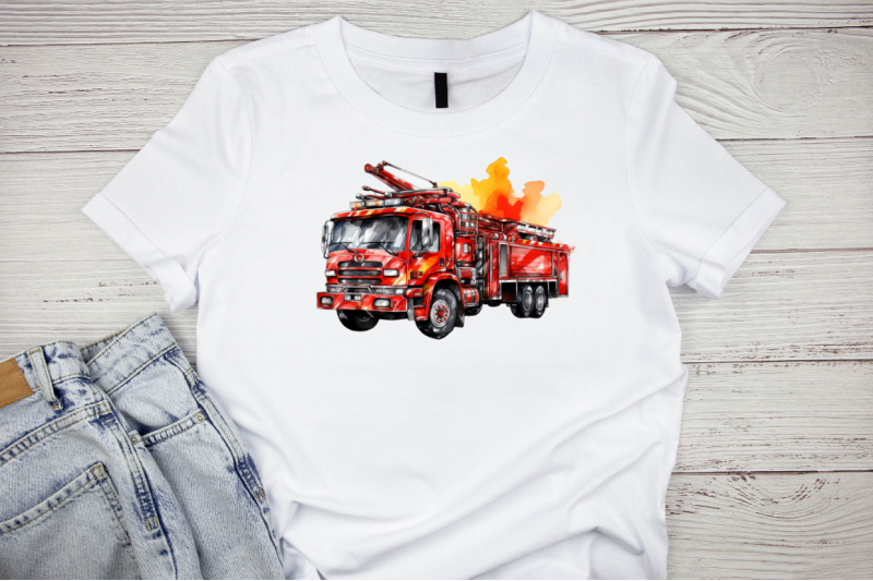 fire-truck-in-fire-watercolor-clipart