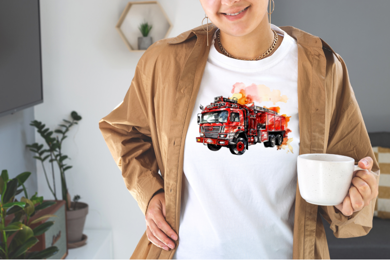 fire-truck-in-fire-watercolor-clipart