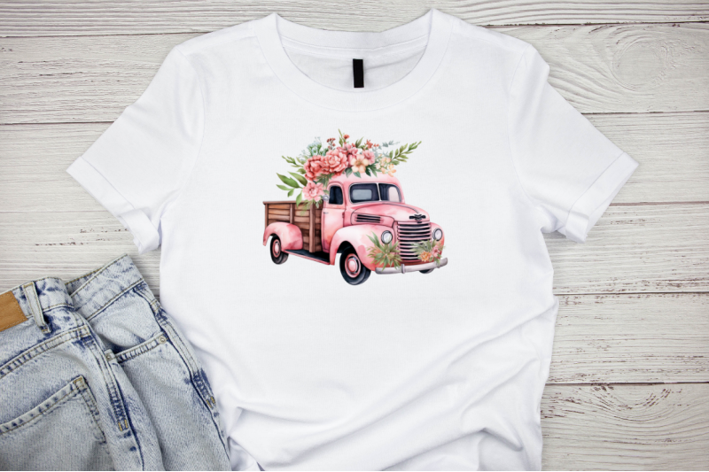 vintage-floral-truck-watercolor-clipart