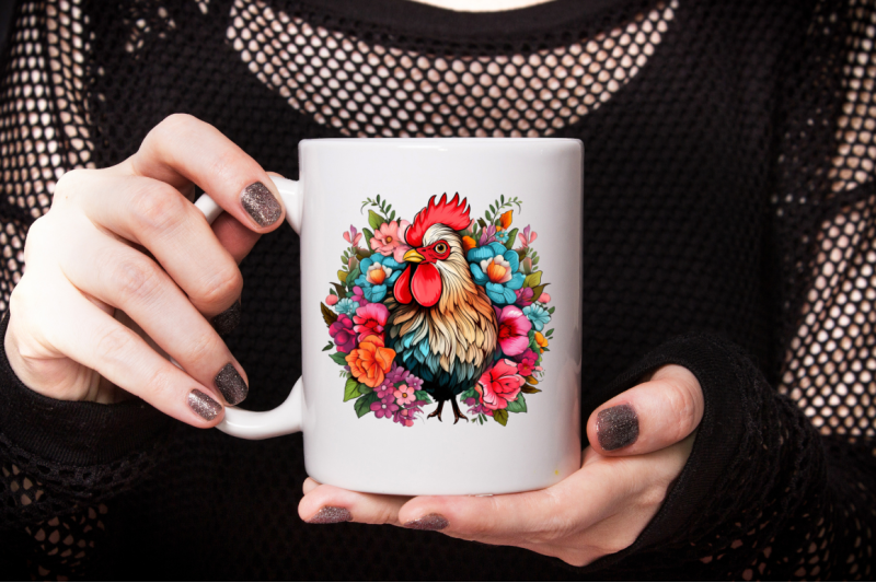 floral-chicken-sublimation-clipart