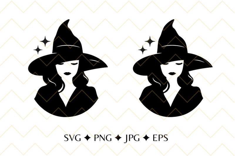 charming-witch-silhouette-portrait-svg