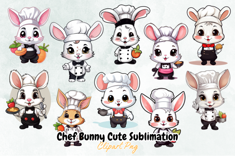 chef-bunny-cute-sublimation-clipart