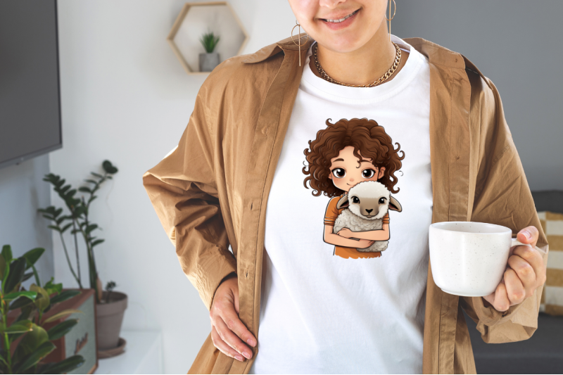 cute-child-hugging-sheep-sublimation