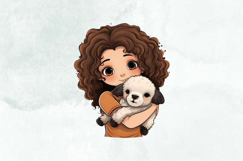 cute-child-hugging-sheep-sublimation