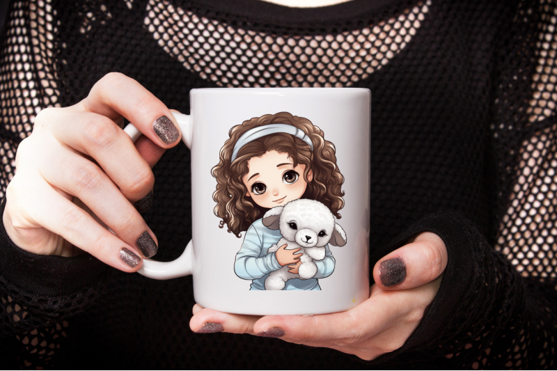 cute-child-hugging-sheep-sublimation