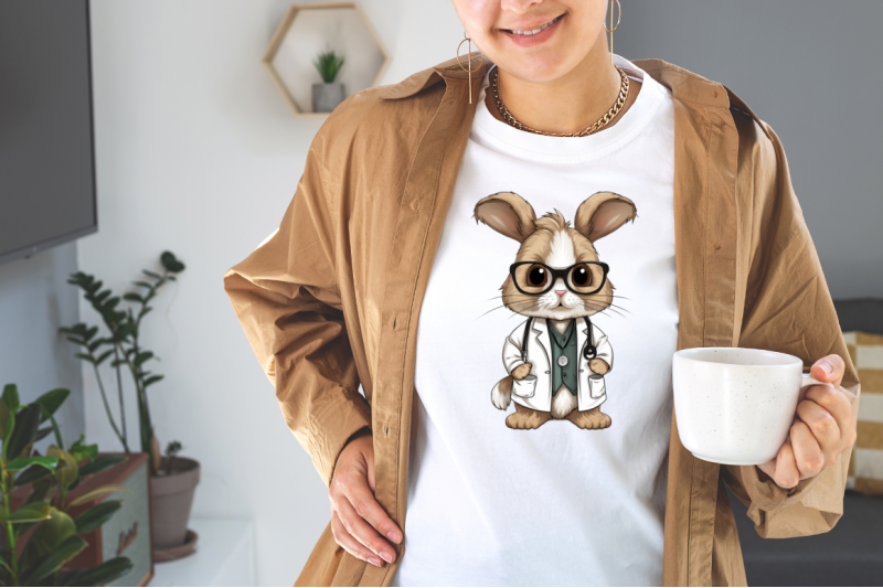 doctor-bunny-cute-sublimation-clipart