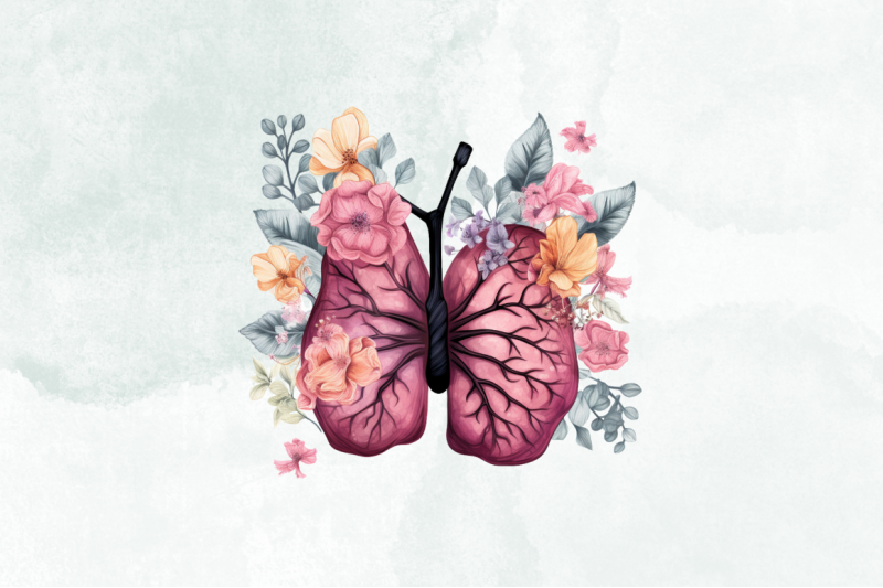 lungs-and-flowers-watercolor-sublimation