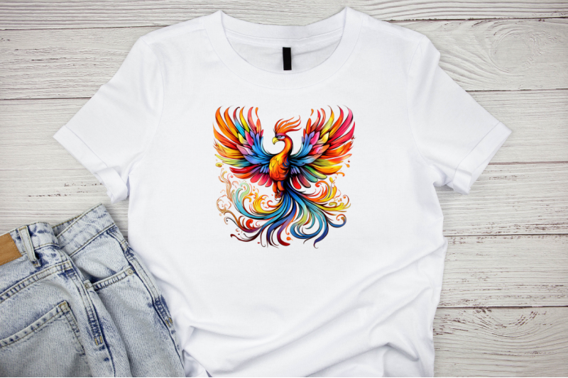 rainbow-phoenix-sublimation-clipart