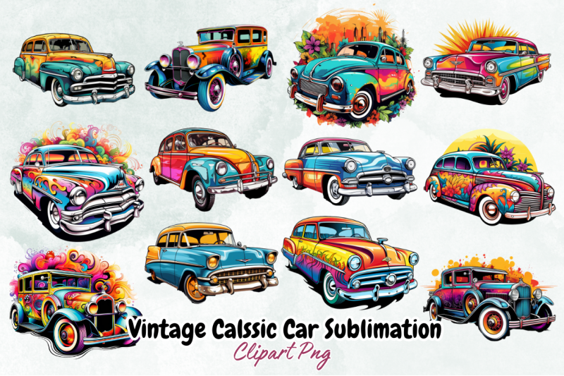 vintage-calssic-car-sublimation-clipart