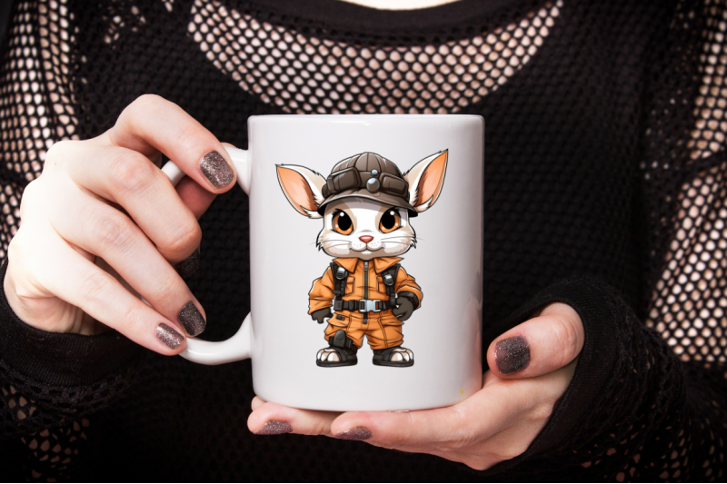 worker-bunny-cute-sublimation-clipart