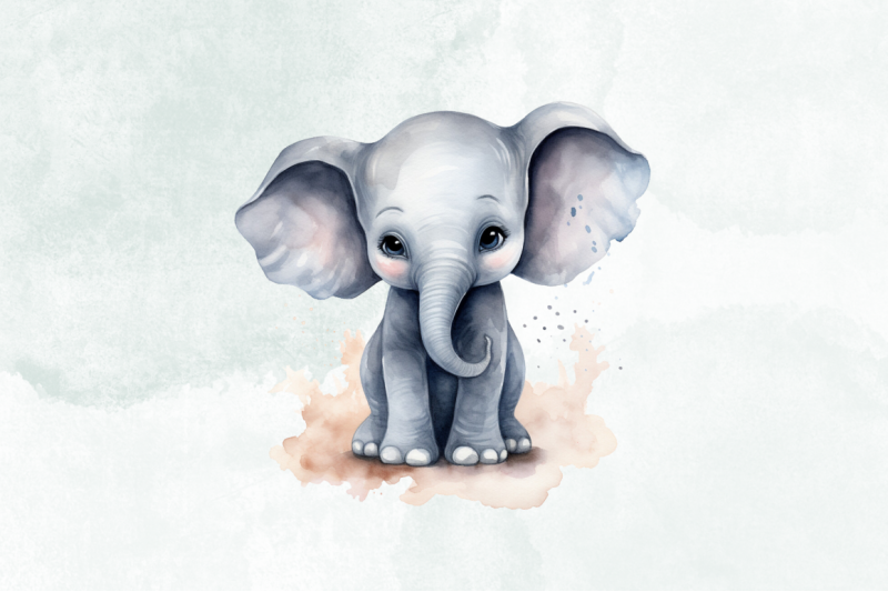 cute-baby-elephant-watercolor-clipart