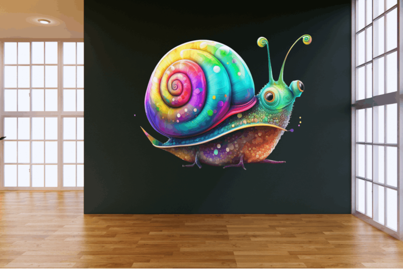 watercolor-cute-fairy-snail-clipart-bundle