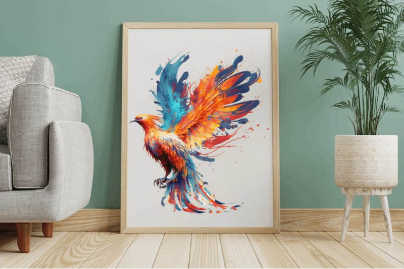 watercolor-fire-phoenix-clipart-bundle