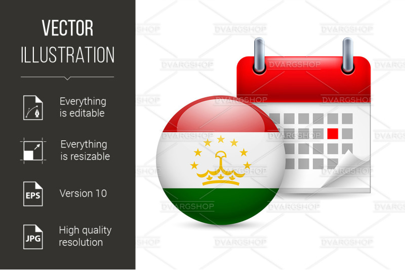 icon-of-national-day-in-tajikistan